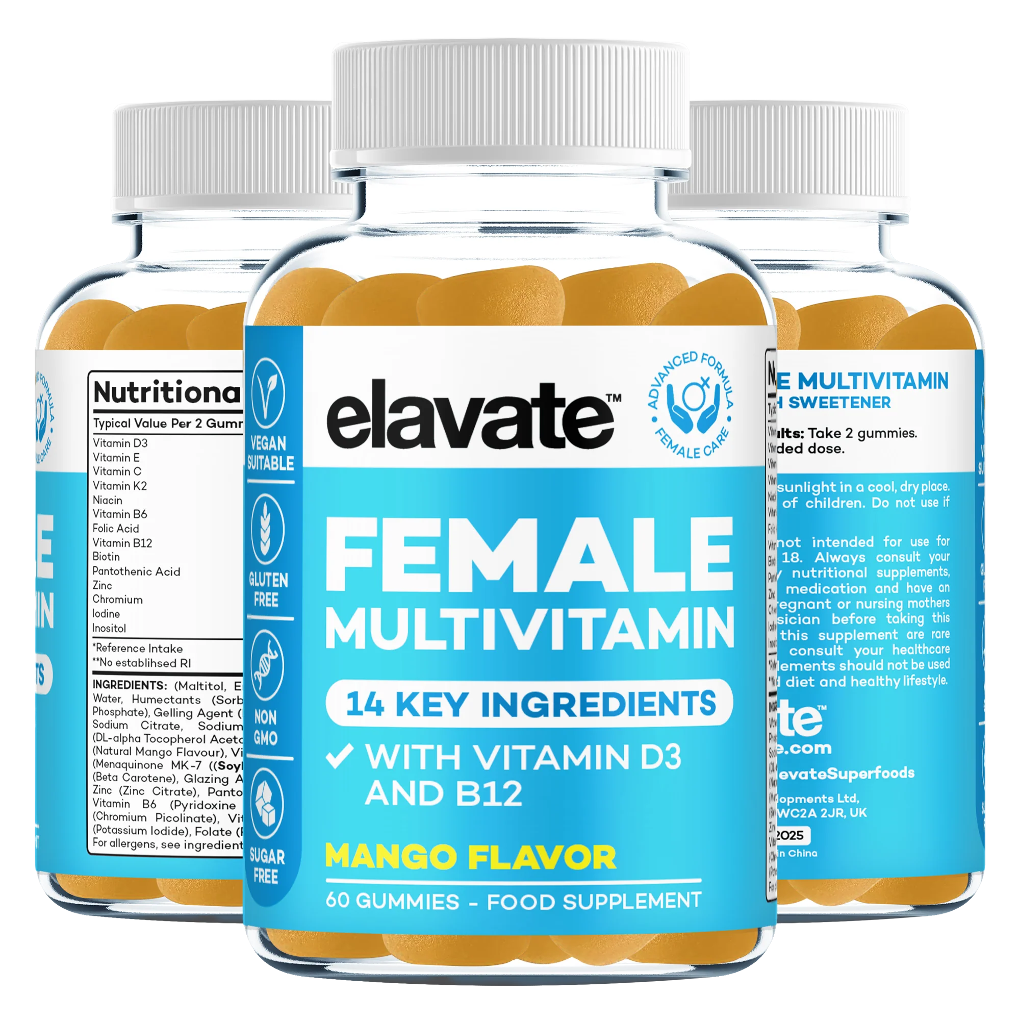 Female Multivitamin Gummy - 3 Bottles (3 Months Supply) - Image 4