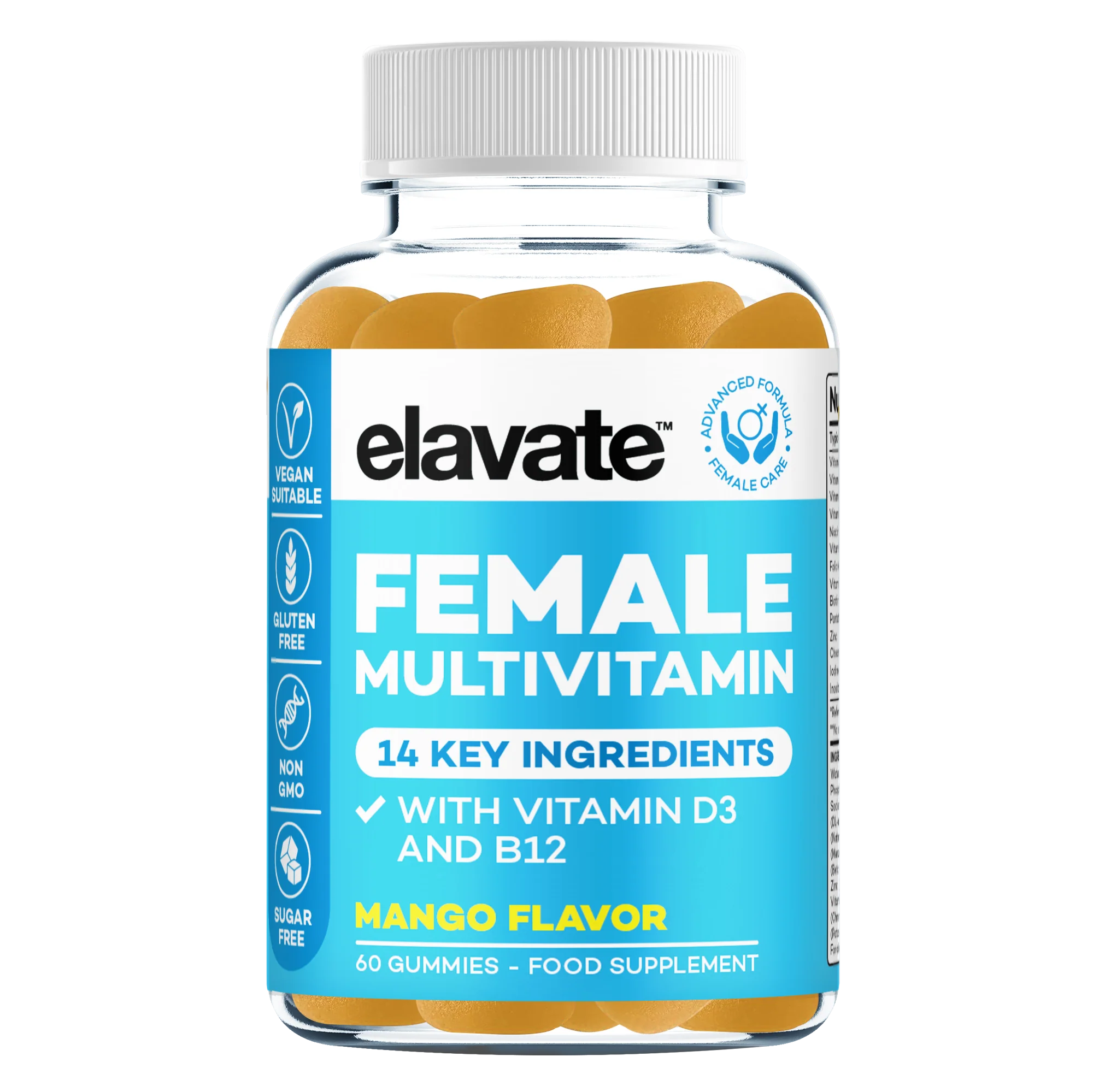 Mango Multivitamin Gummies - 3 Bottles (3 Monthly Supply) - Image 2